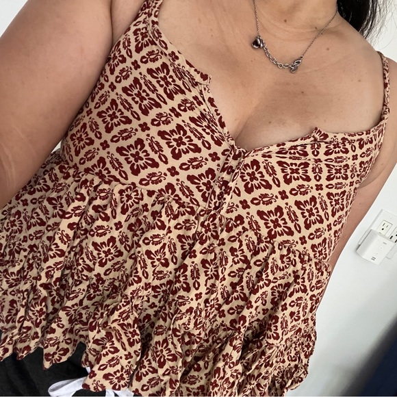 Patrons of Peace Boho Artisan S Crop Tank Top Shirt Blouse Baby Doll Lolita Sexy - Picture 1 of 7